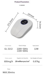 Negative-Ion Multifunctional Fruit And Vegetable Sterilizer — view 8