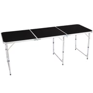 6ft Aluminum Folding Table | Adjustable Height Portable Camping Picnic Desk — view 6
