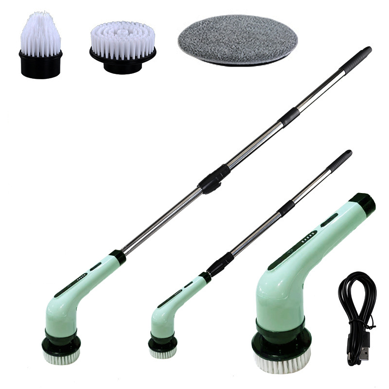 Electric Cleaning Brush with Extendable Handle | Captain Fam
