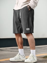 American-Style Mens Quick-Dry Shorts | Breathable Summer Drawstring — view 8