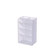 Transparent Large-Capacity Cosmetic Organizer Shelf | Desk Storage — view 4