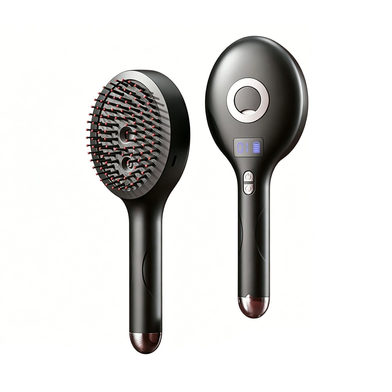 Spray Head Massage Comb with Digital Display | Scalp Care