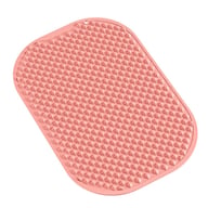 Runner wearing shoe with silicone toe board, mid-stride on pavement