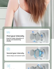 English Mini Octopus Head Massager | Rechargeable Scalp Kneading Device — view 7