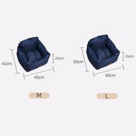 Simple-Style Car Dog Bed Pet Car Seat | Safe Travel Booster — view 6