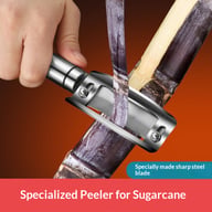 304 Stainless Steel Sugarcane Peeler | Adjustable Blade Kitchen Tool — view 5