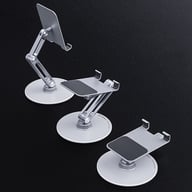 Aluminum Alloy Tablet Stand | Adjustable Desktop Holder for iPad & Phone — view 1