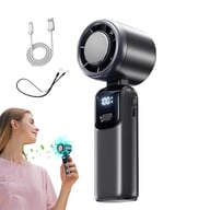 Portable Handheld Cooling Ice Fan | Rechargeable Turbo Personal Fans — view 11
