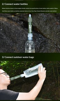 Outdoor Emergency Rescue Flood-Resistant Portable Mini Filter — view 10
