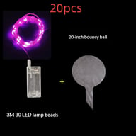 Floating LED Balloon Decorations | 20-inch Glowing Party Lights — view 11