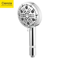 9-Setting Handheld Shower Head with Filtration | Chrome & Matte Black — view 20