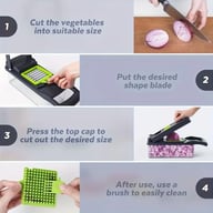 16-in-1 Vegetable Chopper Mandoline Slicer | Food Dicer Peeler — view 15