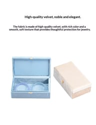 Velvet Bracelet Necklace And Jewelry Storage Box — view 9
