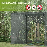 6' x 3' x 5' Crop Cage Plant Protection Tent | Zippered Doors — view 7