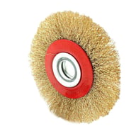 6in Wire Wheel Grinder Bench Grinding Grinder Wire Brush Fine With Reducers UK NEW — view 5
