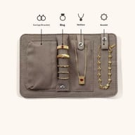 Portable Jewelry Organizer Bag for Necklaces, Rings & Earrings — view 4