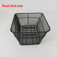 Mountain Bike Rear Rack Basket | Durable Metal Mesh Storage — view 9