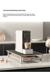 Coffee Capsule Box Countertop Drawer-Style Coffee Rack | Home & Kitchen — view 11