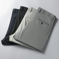 Men's Ice Silk High-Elasticity Pants | Breathable Slim Fit — view 16