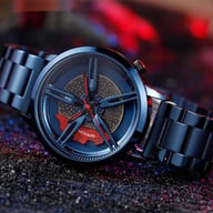 Hollowed-Out Wheel Watch Waterproof Steel Band Business Style Teenagers — view 5