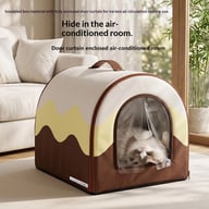 Portable Cooling Dog Bed All-Season | Ice Pack Pet Nest Canada — view 7