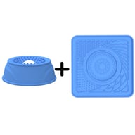 Silicone Slow-Feeding Dog Bowl | Anti-Gulping Pet Feeder Canada — view 4