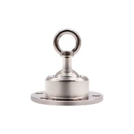 Close-up of rust-resistant stainless steel spiral anchor design for dogs