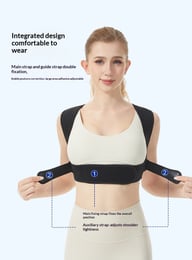 Posture Corrector Shoulder-Opening Invisible Hunchback Prevention Brace — view 10