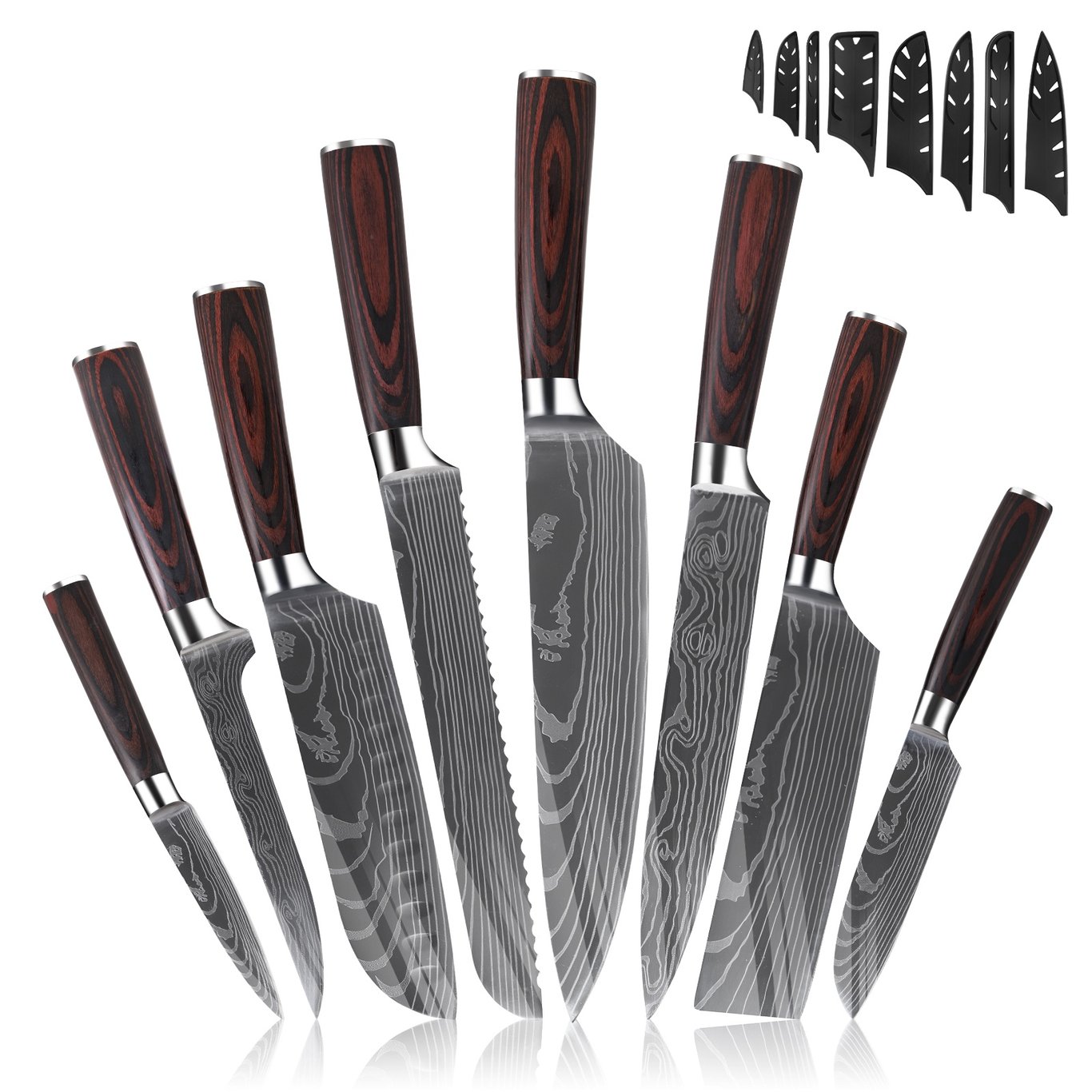 Stainless Steel Kitchen Knives Suit
