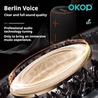 KP-806 Portable Bluetooth Speaker | Home & Kitchen Audio with RGB Lighting — view 6