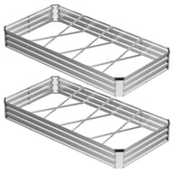 Galvanized Raised Garden Bed | Rust-Resistant Steel Planting Box — view 8