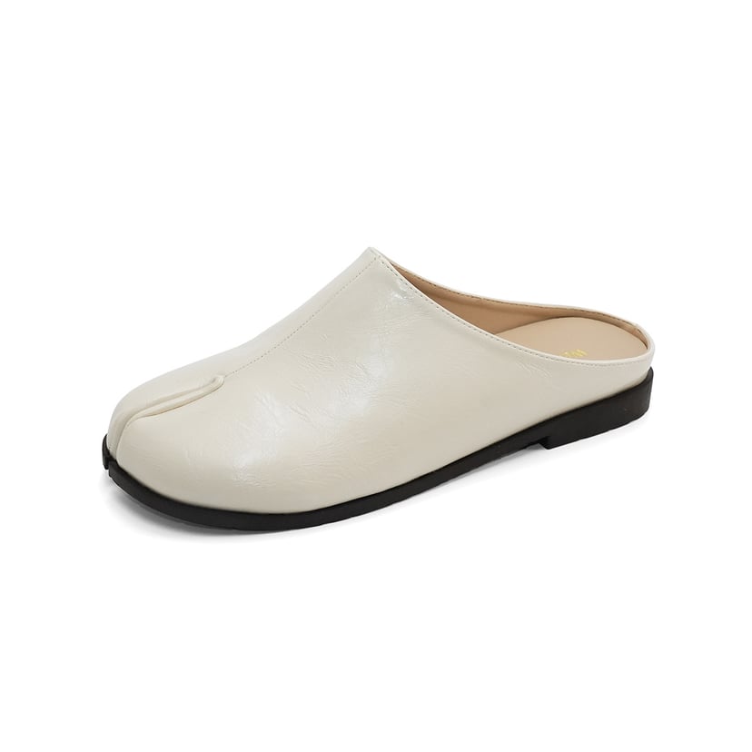 Slideon Pigfoot Split Toe Slippers for Women | Lazy Closed-Toe Design