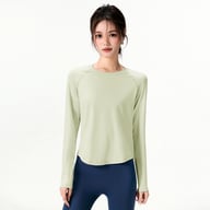 Womens Loose-Fitting Quick-Drying Sports Top — view 9