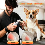 2026 New Silent Groom Pro Dog Nail Grinder, 5-Speed Dog Nail Grinder With Led Light, Quiet Painless Paws Grooming For Small Medium Large Dogs, USB Rechargeable — view 14
