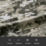 Camouflage Neck Gaiter Face Mask | Tactical Snood UPF50+ Protection — view 12