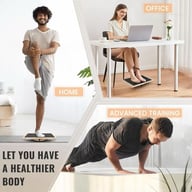 Wooden Yoga Balance Board for Home | Posture & Core Training — view 6
