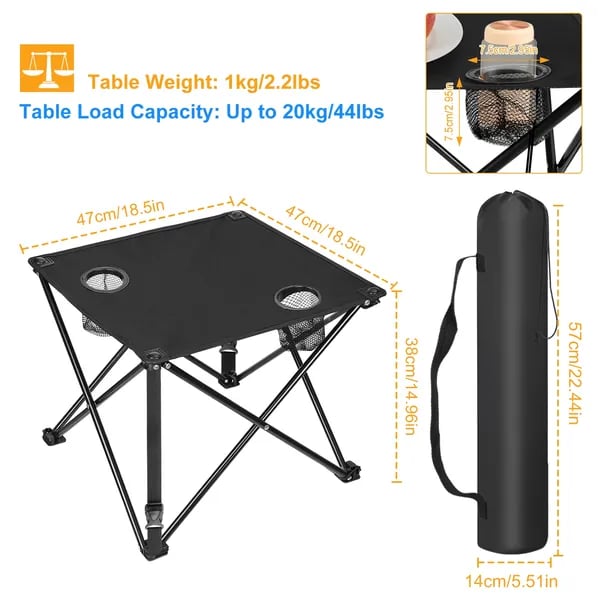 Close-up of durable steel frame and Oxford fabric construction