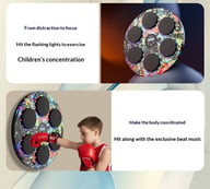 Smart Music Boxing Machine Wall Target | Home Fitness Equipment — view 20