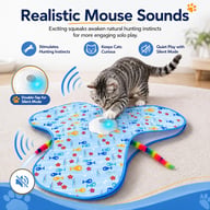 Interactive Cat Toys For Indoor Cats | Smart Hide & Seek Office Pet Toy — view 3