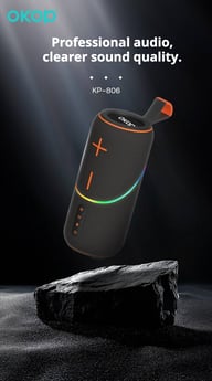 KP-806 Portable Bluetooth Speaker | Home & Kitchen Audio with RGB Lighting — view 12