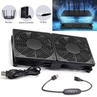 120mm Dual Cooling Fan USB PC Case | Silent Desktop Cooler — view 9