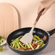 Silicone Wood-Grain Kitchen Utensil Set 12 Pieces Non-Stick Spatula — view 4