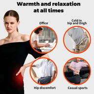 660nm Red Light Therapy Hip Wrap | USB Heating Massage Device — view 8