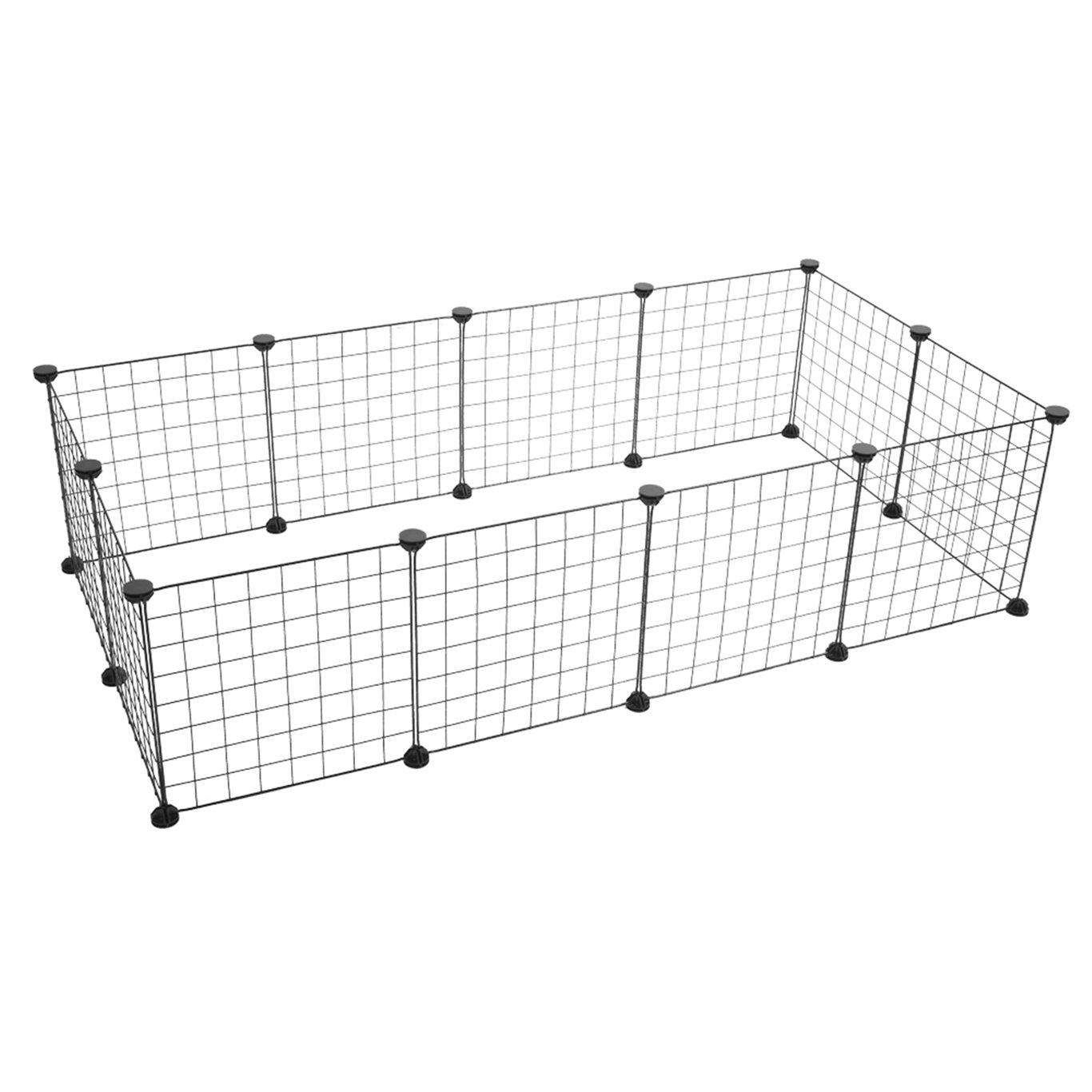 Portable Pet Playpen for Guinea Pigs & Rabbits | Metal Wire Cage