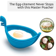 Silicone Egg Poacher Gondola Boat | Easy Poached Eggs Canada — view 7