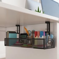 Under Desk Cable Management Tray Cord Holder Storage Office Home Table Tidy Rack — view 3