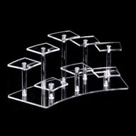 Acrylic Tiered Display Stand Desk Organizer for Figurines & Collectibles — view 1