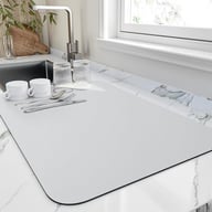 Diatomaceous Earth Kitchen Counter Drying Mat | Heat-Resistant Absorbent Pad — view 3