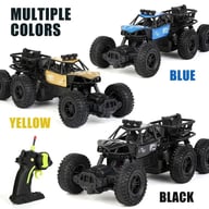 All-terrain Electric Toy Car, Alloy Car, 1-20 Scale Model Car, 2.4GHz R Or C Off-road Car, High-speed Car, With Headlights And Shock Absorption, Birthday Gifts For Kids Over 3 Years Old-yellow — view 6