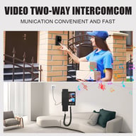Smart WiFi Video Doorbell with Indoor Monitor | Wireless Security Camera — view 7